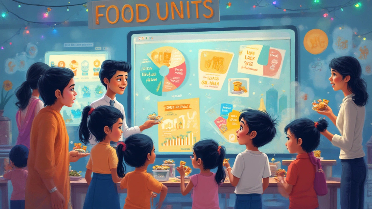 Food Units in Real Life: Nutrition Labels, Diets, and Portion Control