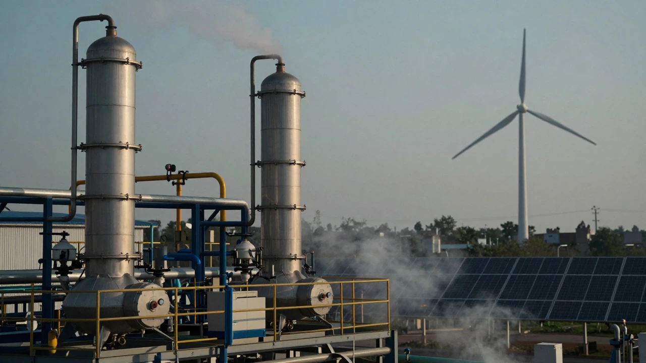 Industrial filtration systems and renewable energy for green chemistry