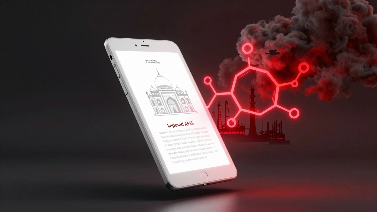 Split tablet symbolizing API dependency on imports
